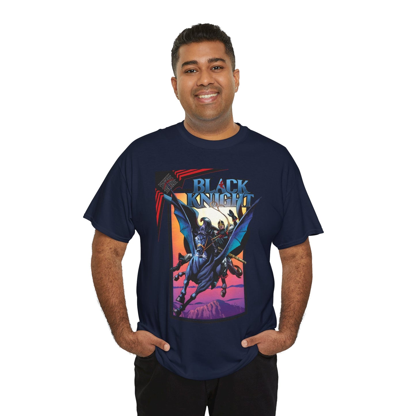 King in Black: Black Knight T-Shirt - Todd Smith Art - Dane Whiteman - From the Knull Story - Marvel Comics