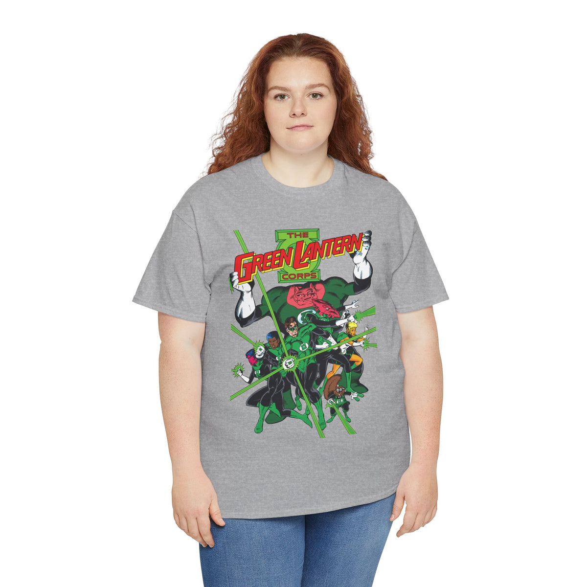Green Lantern Corps T-Shirt - Joe Staton Art - Hal Jordan, John Stewart, Katma Tui, Arisia, Kilowog - DC Comics