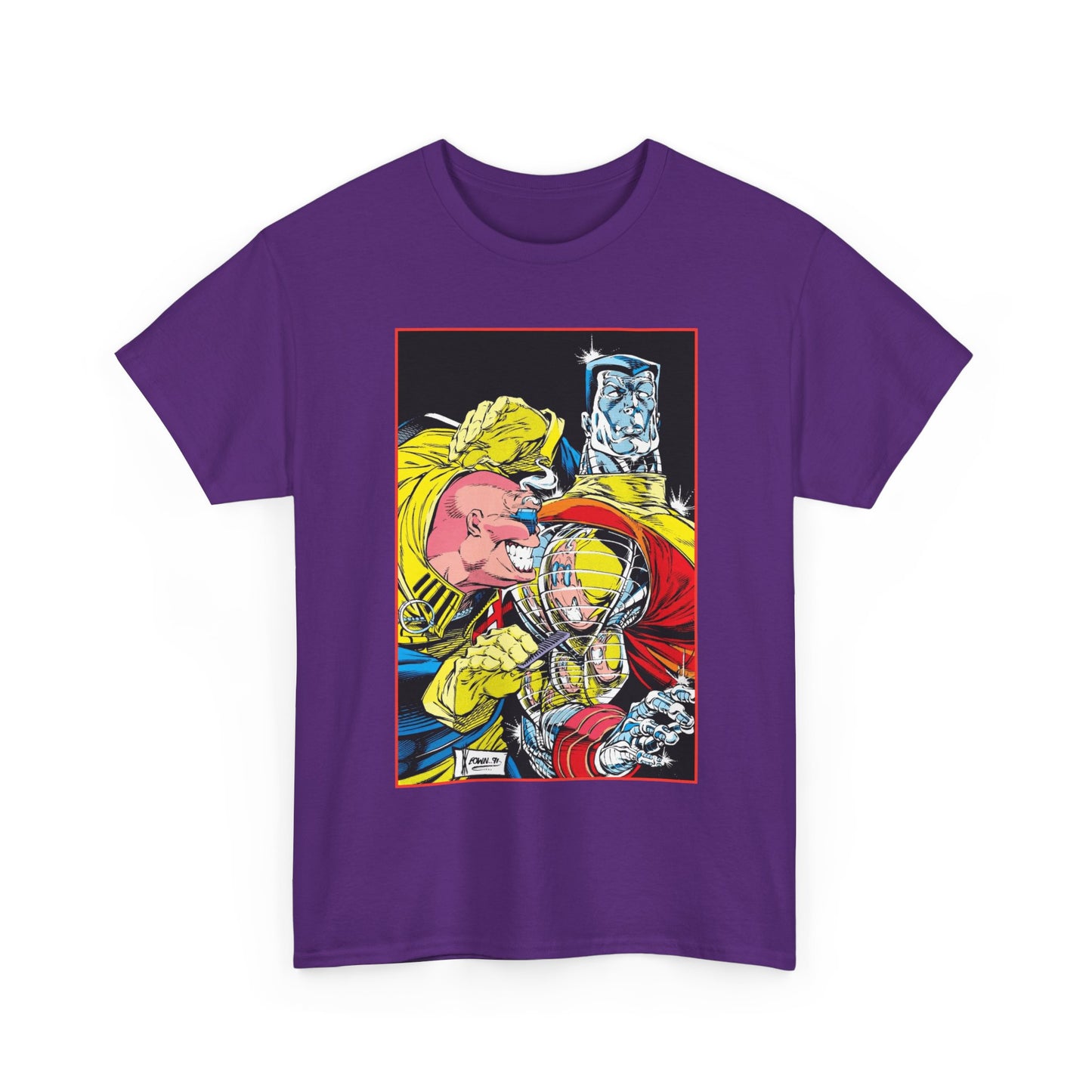 Strong Guy & Colossus T-Shirt - Dale Keown Art - Uncanny X-Men Annual Poster - Marvel Comics