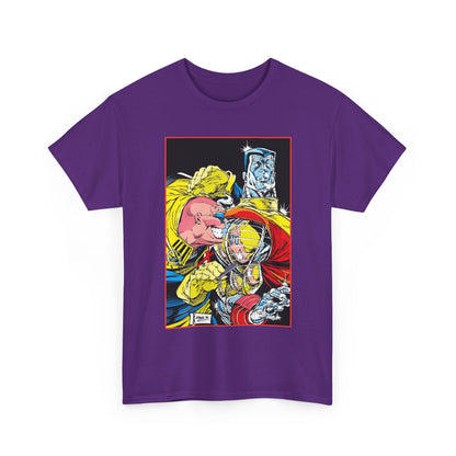 Strong Guy & Colossus T-Shirt - Dale Keown Art - Uncanny X-Men Annual Poster - Marvel Comics