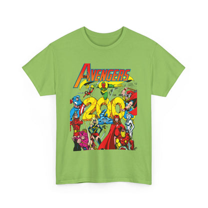 Avengers T-Shirt - George Perez Art - #200 Cover - Thor, Scarlet Witch, Iron Man, Vision, Hawkeye, Beast, Jocasta, Wasp, Captain America, Wonder Man
