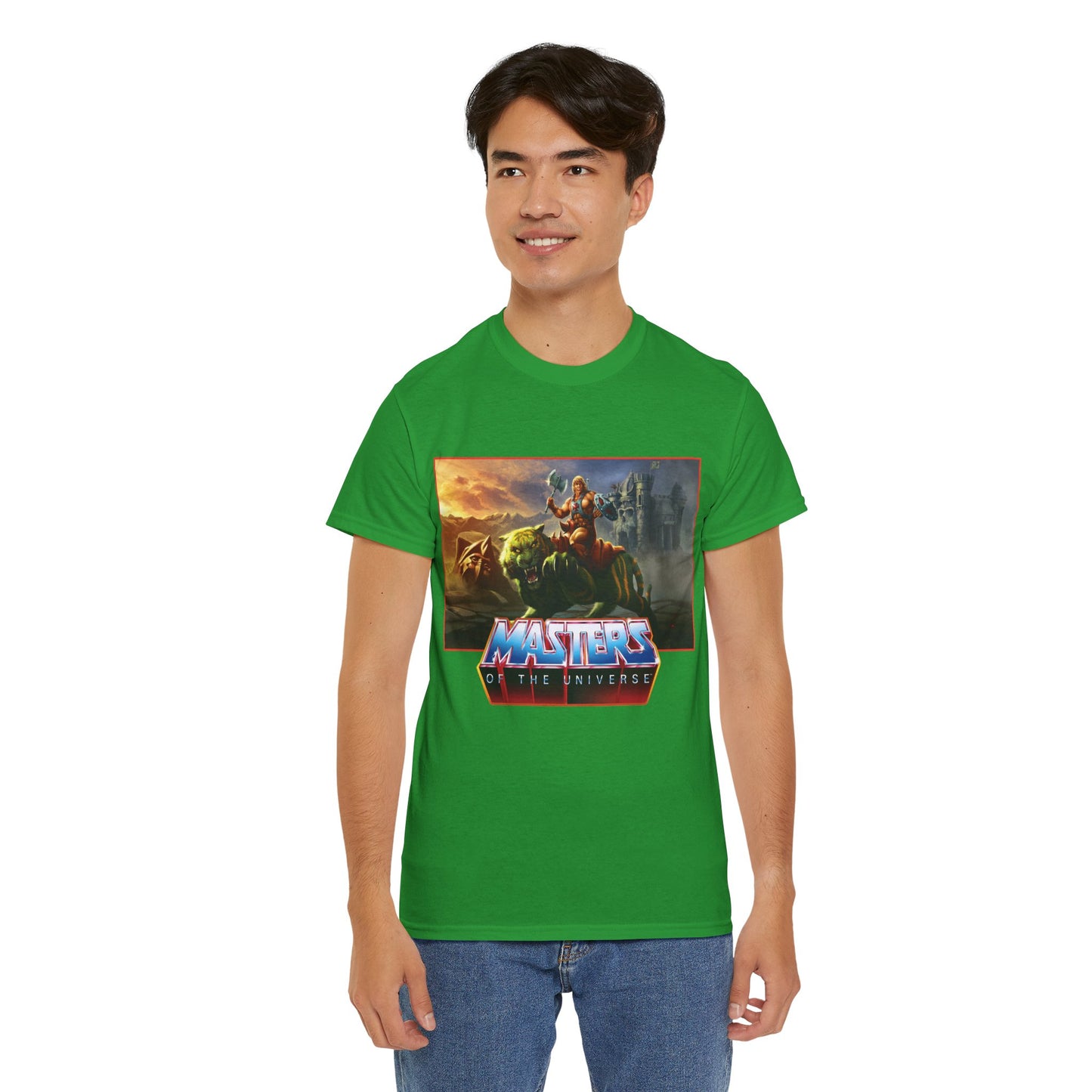 He-Man & Battle Cat T-Shirt- Masters of the Universe, MOTU - New 2026 Movie with Nicholas Galitzine