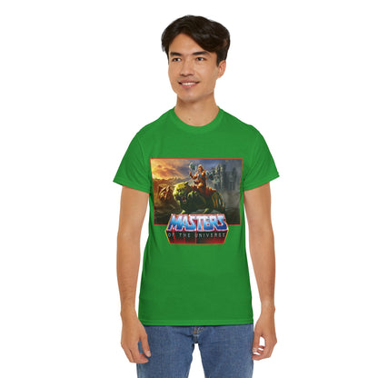 He-Man & Battle Cat T-Shirt- Masters of the Universe, MOTU - New 2026 Movie with Nicholas Galitzine