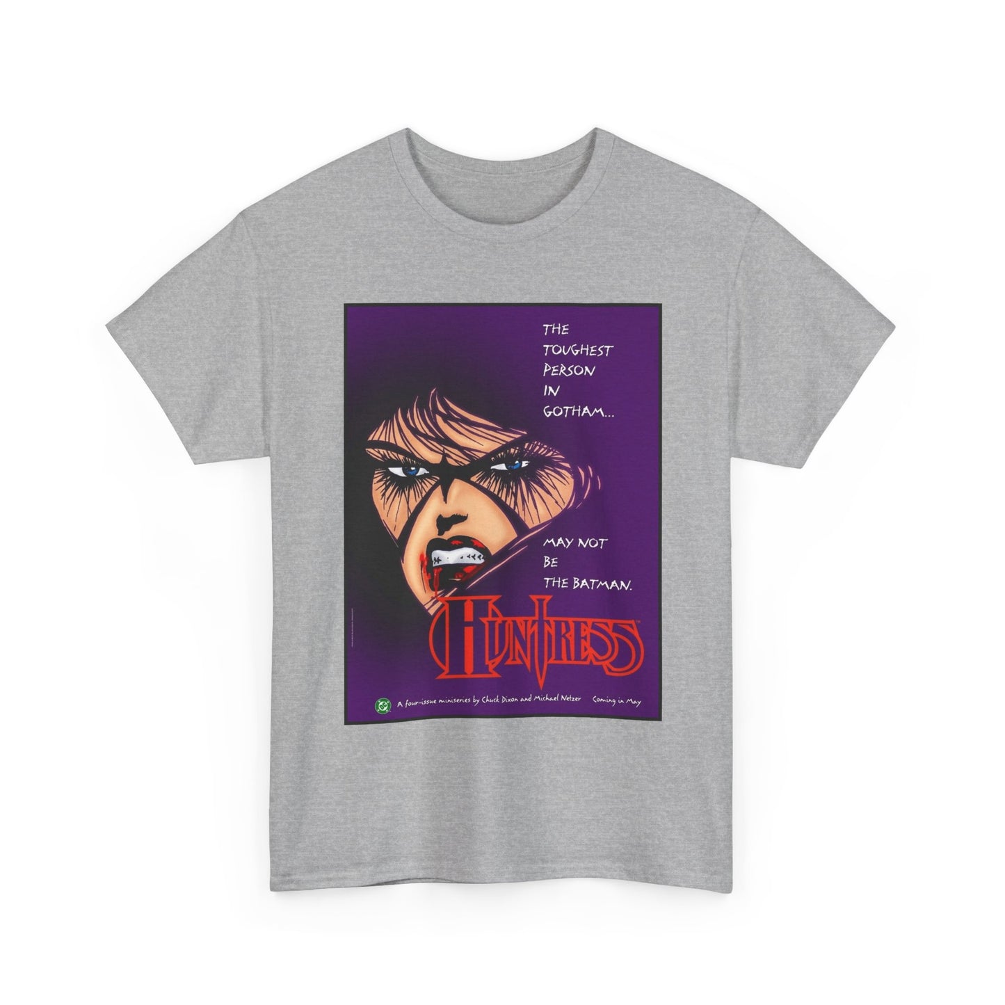 Huntress T-Shirt - 1994 Promotional Poster Art - DC Comics