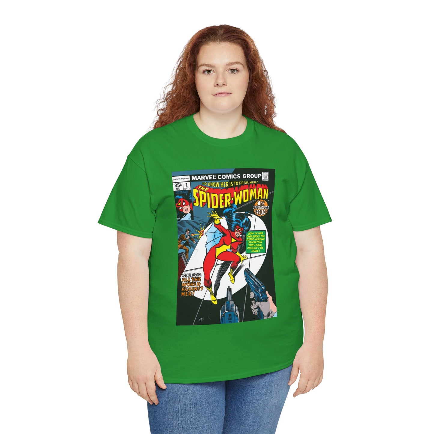 Spider-Woman T-Shirt - 1978 Marvel Comics - #1 Cover Art - Jessica Drew