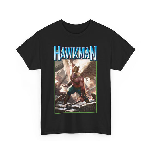 Hawkman T-Shirt - Lee Inhyuk Art - Carter Hall - JLA Member - Nth Metal - Thanagar - DC Comics
