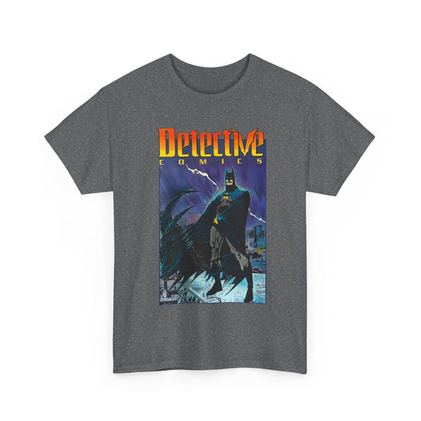 Detective Comics T-Shirt - #600 Cover Denys Cowan Art - Gotham City, Dark Knight, Batman - DC Comics