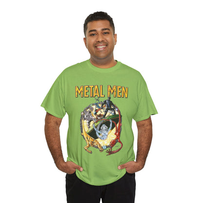 Metal Men T-Shirt - George Perez Art - DC Comics - Classic Silver Age Team - Mercury, Iron, Tin, Gold