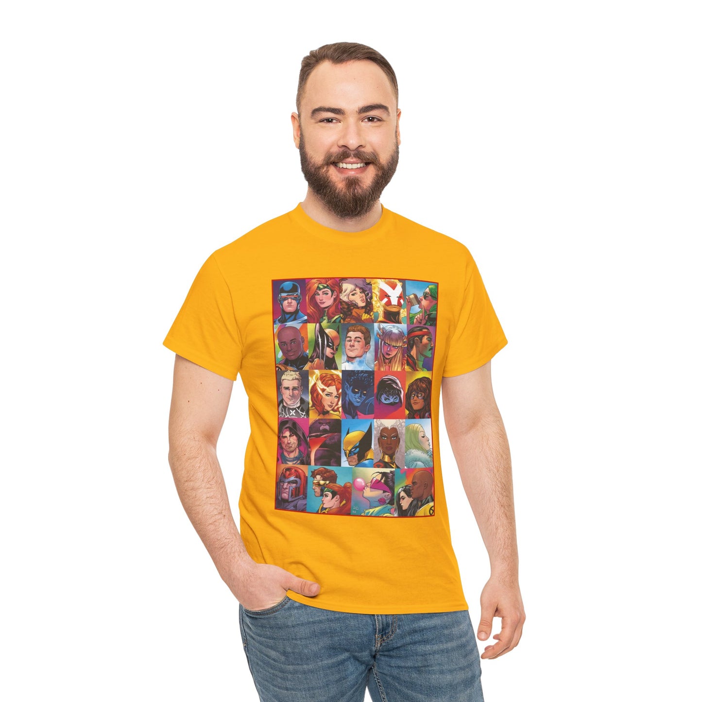 X-Men T-Shirt - Russell Dauterman Art - Cyclops, Jean Grey, Wolverine, Storm, Rogue - Marvel Comics