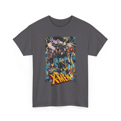 Uncanny X-Men T-Shirt - George Perez Art - Cyclops, Jean Grey, Psylocke, Gambit, Storm - Marvel Comics Mutant Heroes