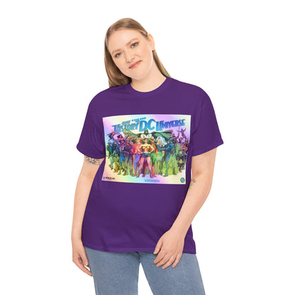 New History of the DC Universe T-Shirt - Wonder Woman, Wildcat, Black Canary, Sgt. Rock, Etrigan, Spectre, Jonah Hex - DC Comics