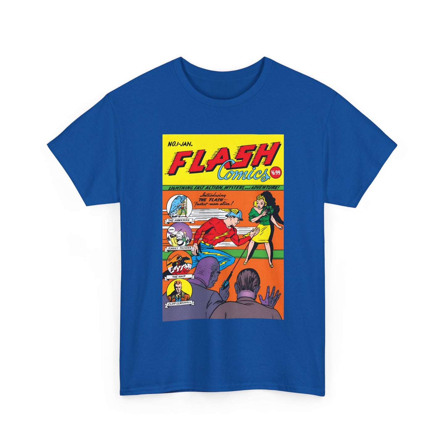 Flash Comics #1 T-Shirt - Jay Garrick, Golden Age Flash - JSA Member - DC Comics