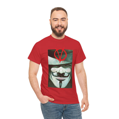 V For Vendetta T-Shirt - David Lloyd Art - Guy Fawkes Mask - DC Comics