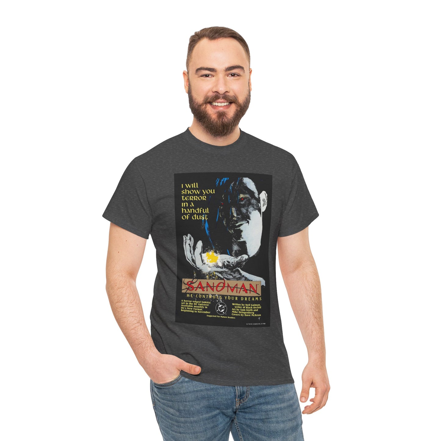 Sandman Ad T-Shirt - 1988 DC/Vertigo Comics