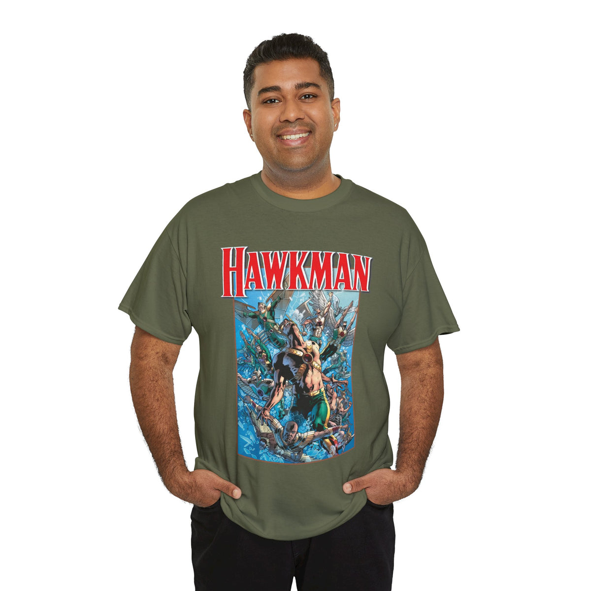 Hawkman T-Shirt - Bryan Hitch Art - DC Comics