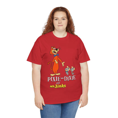 Pixie & Dixie & Mr Jinks T-Shirt - Classic Hanna-Barbera Saturday Morning Cartoon - I Hate Meeces to Pieces!