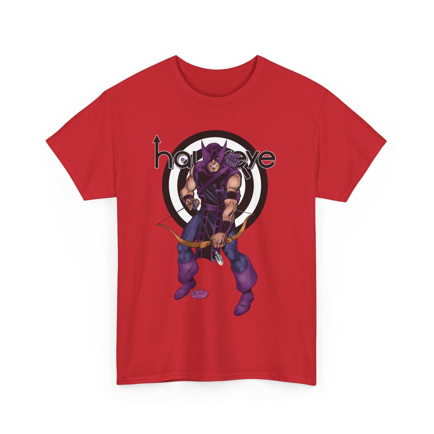 Hawkeye T-Shirt - John Byrne Art - Clint Barton, Avengers Leader & Member - Marvel's Ultimate Archer - Marvel Comics
