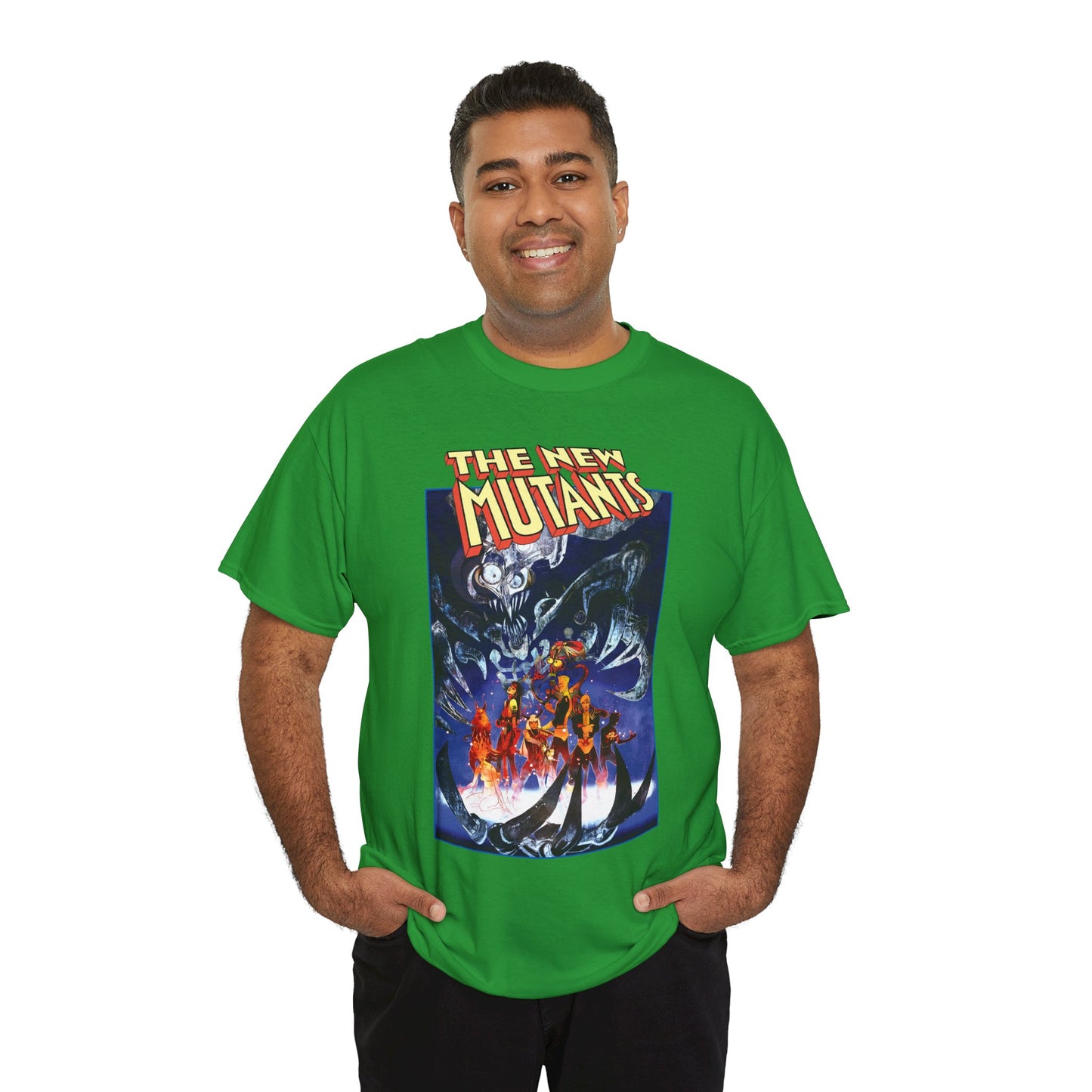 New Mutants T-Shirt - Bill Sienkiewicz Art - War Children Cover - Warlock, Magik, Wolfsbane, Cannonball, Cypher, Mirage, Karma, Sunspot - Marvel Comics