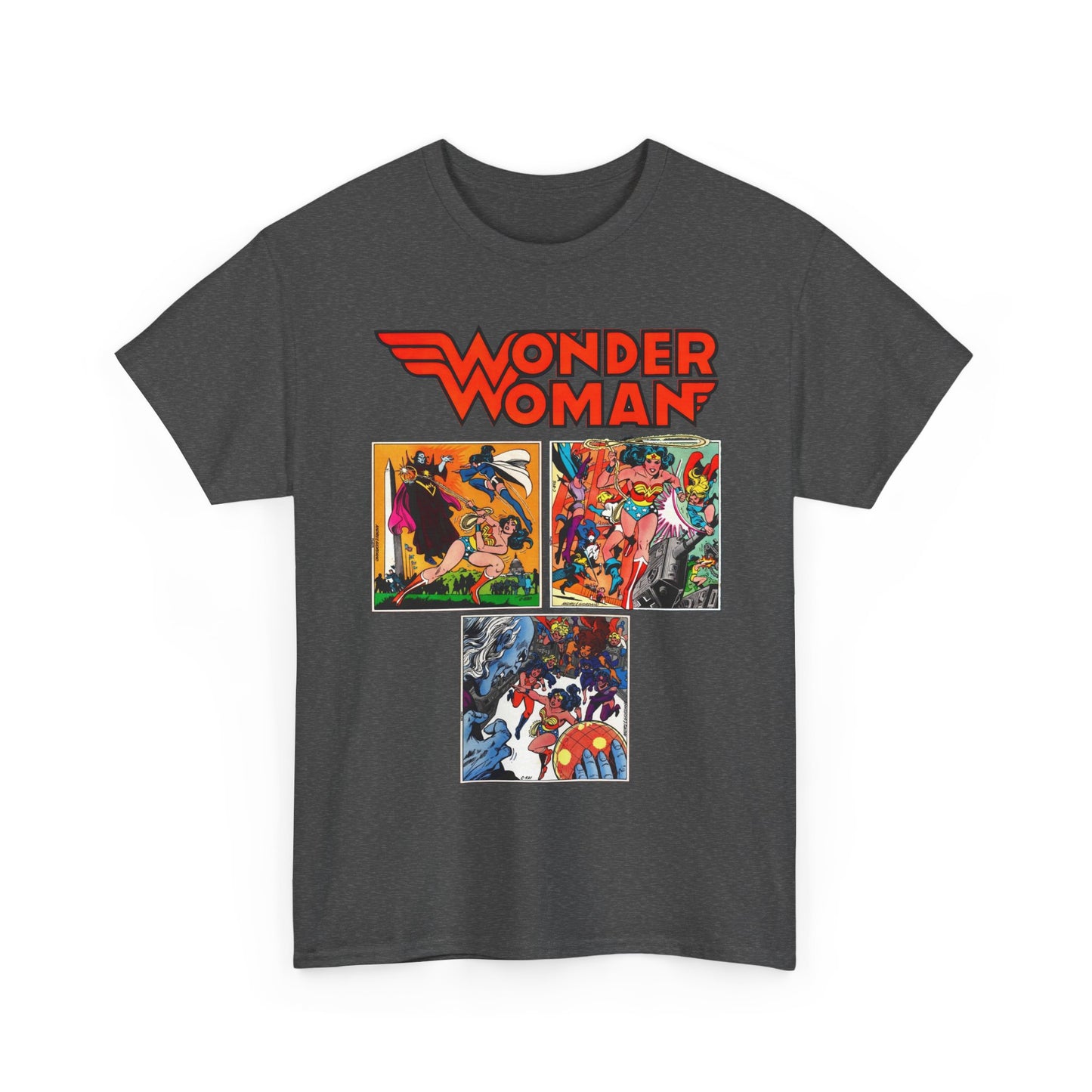 Wonder Woman T-Shirt - Ross Andru & Dick Giordano Art - Judgment in Infinity Story - Zatanna, Supergirl, Huntress, Power Girl, Raven, Wonder Girl, Starfire - DC Comics