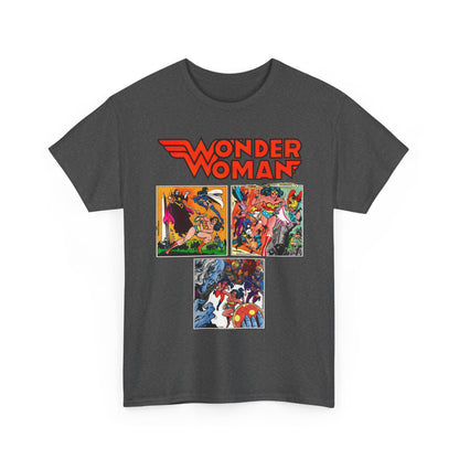 Wonder Woman T-Shirt - Ross Andru & Dick Giordano Art - Judgment in Infinity Story - Zatanna, Supergirl, Huntress, Power Girl, Raven, Wonder Girl, Starfire - DC Comics