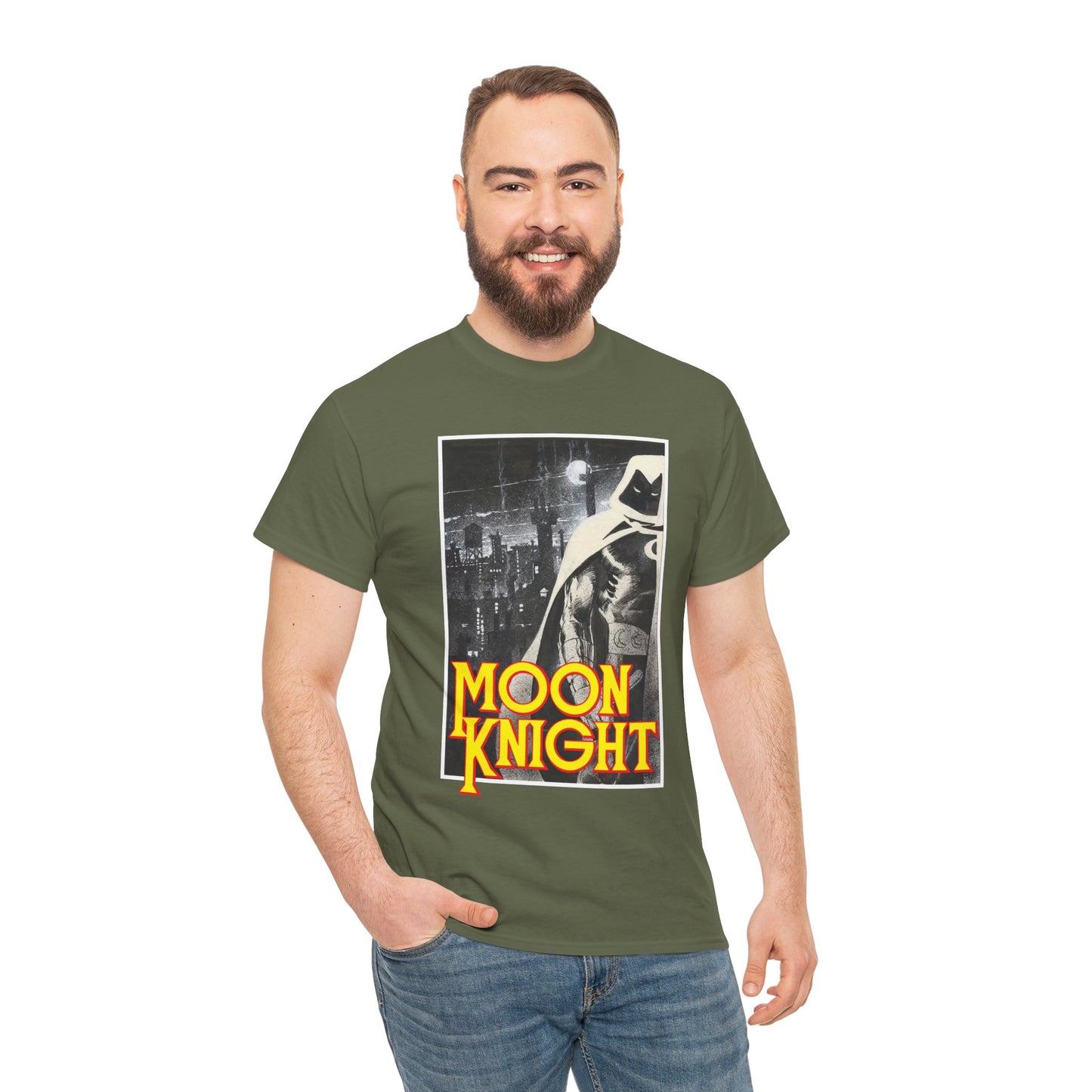 Moon Knight T-Shirt - Bill Sienkiewicz Art - Marvel Comics 1980s