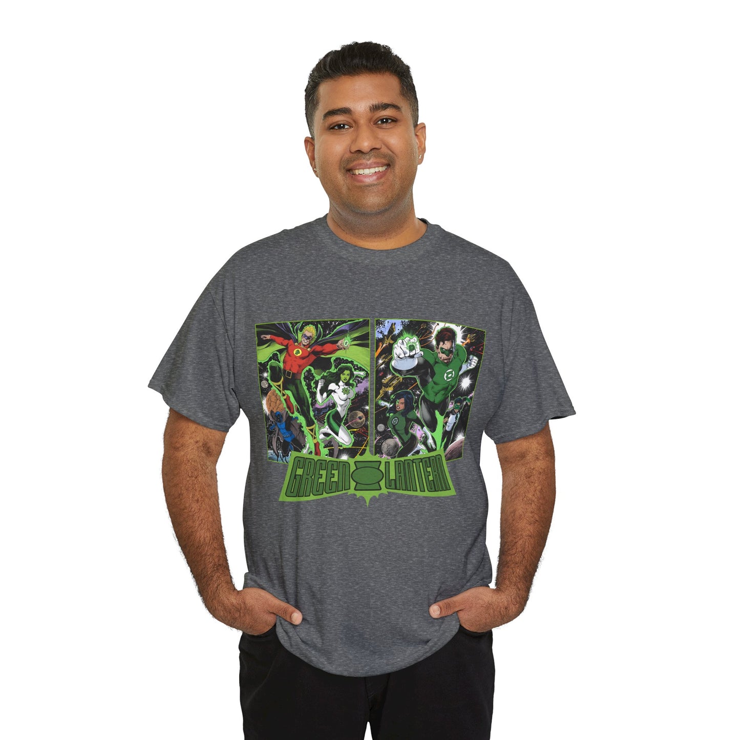 Green Lantern T-Shirt - Alan Scott, Jade, Obsidian, Hal Jordan, Jessica Cruz, Kyle Rayner - The Corps - DC Comics