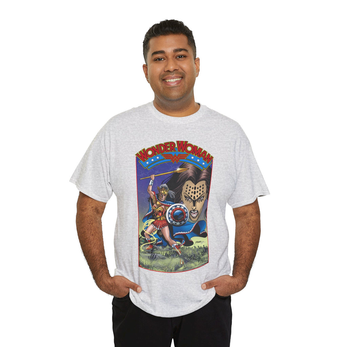 Wonder Woman T-Shirt - George Perez Art - Cheetah, 1980s - DC Comics