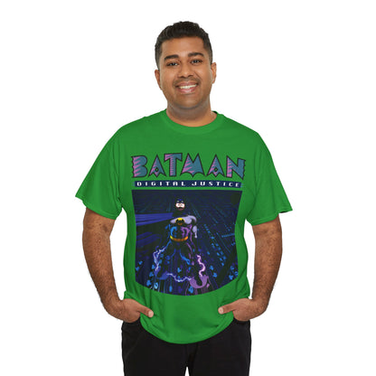 Batman Digital Justice T-Shirt - Pepe Moreno Computer Generated Art - Graphic Novel - Gotham City, Bruce Wayne - DC Comics