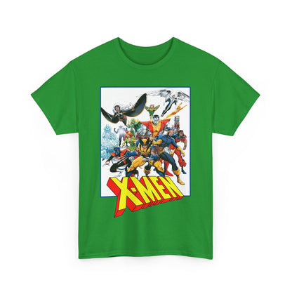 X-Men T-Shirt - Classic Arthur Adams Art - Marvel Comics - Wolverine, Colossus, Storm, Cyclops, Nightcrawler, Iceman