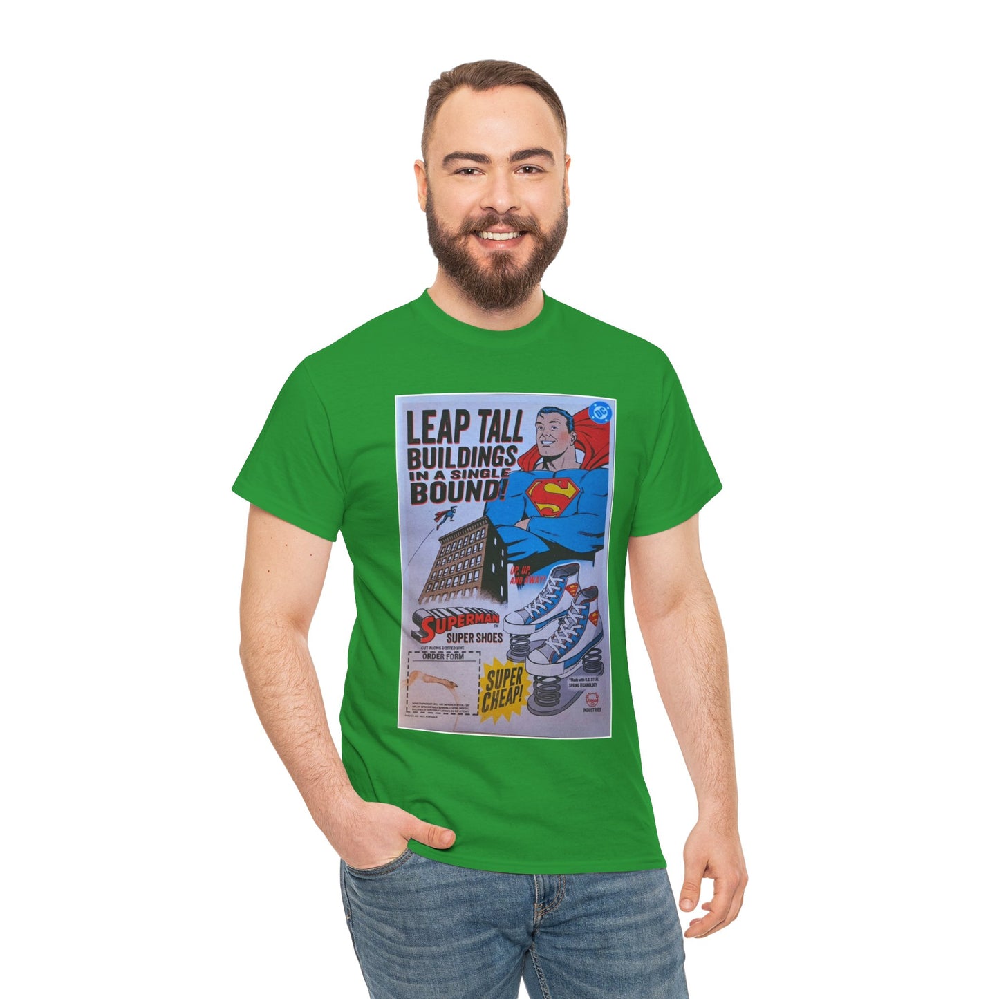 Superman Ad T-Shirt - Dave Johnson Art - #21 Variant Cover Art - DC Comics