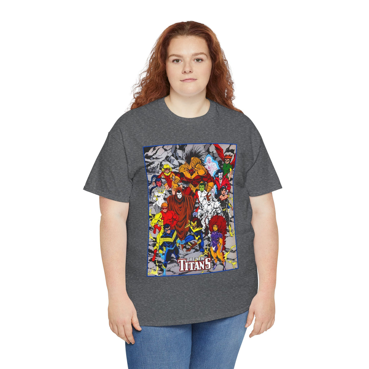 New Titans T-Shirt - Tom Grummett Art - Nightwing, Pantha, Phantasm, Wildebeest, Red Star, Troia - DC Comics