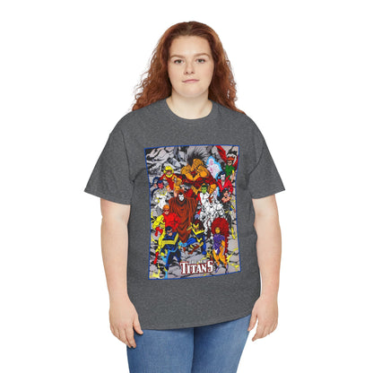 New Titans T-Shirt - Tom Grummett Art - Nightwing, Pantha, Phantasm, Wildebeest, Red Star, Troia - DC Comics