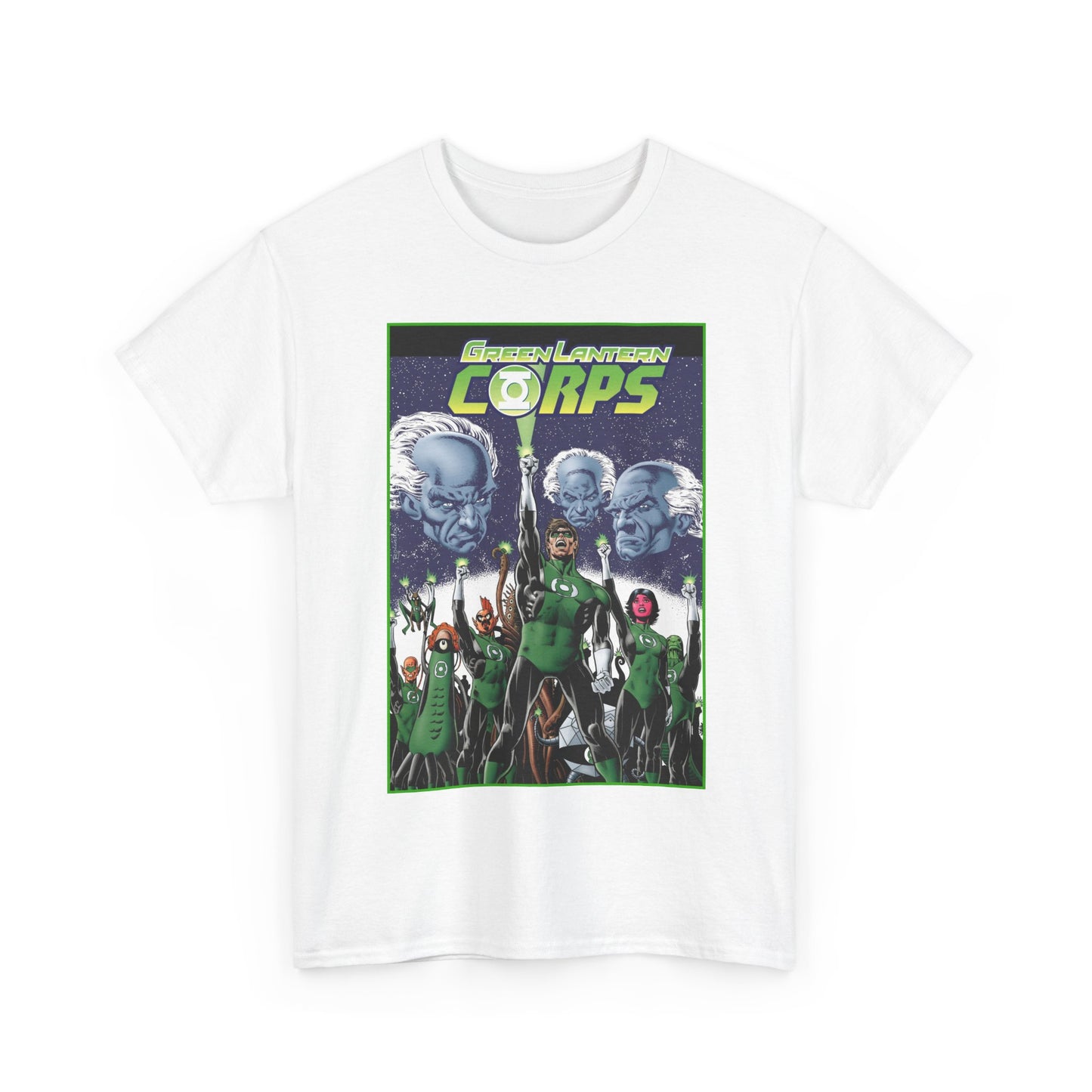 Green Lantern Corps T-Shirt - Hal Jordan, Guardians, Tomar Re, Oa - DC Comics