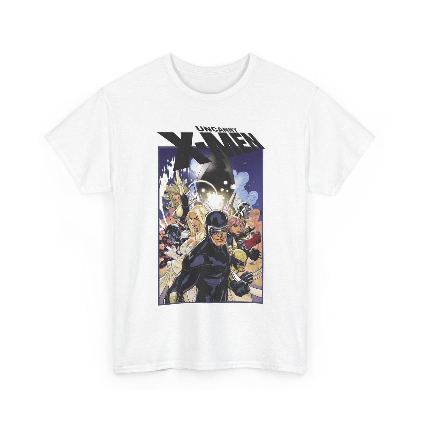 Uncanny X-Men T-Shirt - Terry Dodson Art - Cyclops, Emma Frost, Wolverine, Nightcrawler, Colossus - Marvel Comics