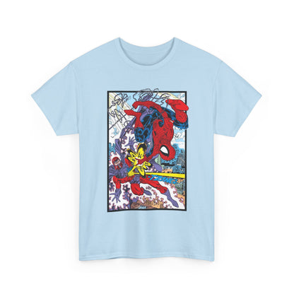 Spider-Man Vs Magneto T-Shirt - Erik Larsen Art - Marvel Comics