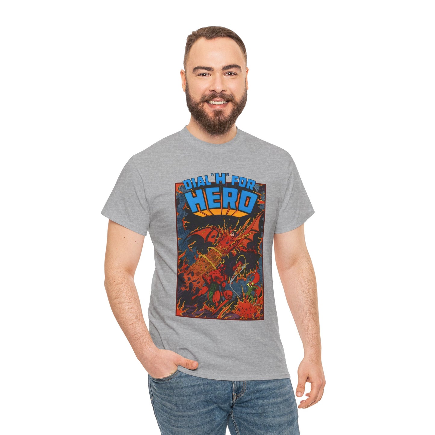Dial "H" For Hero T-Shirt - George Perez Art - Adventure Comics Series - DC Comics