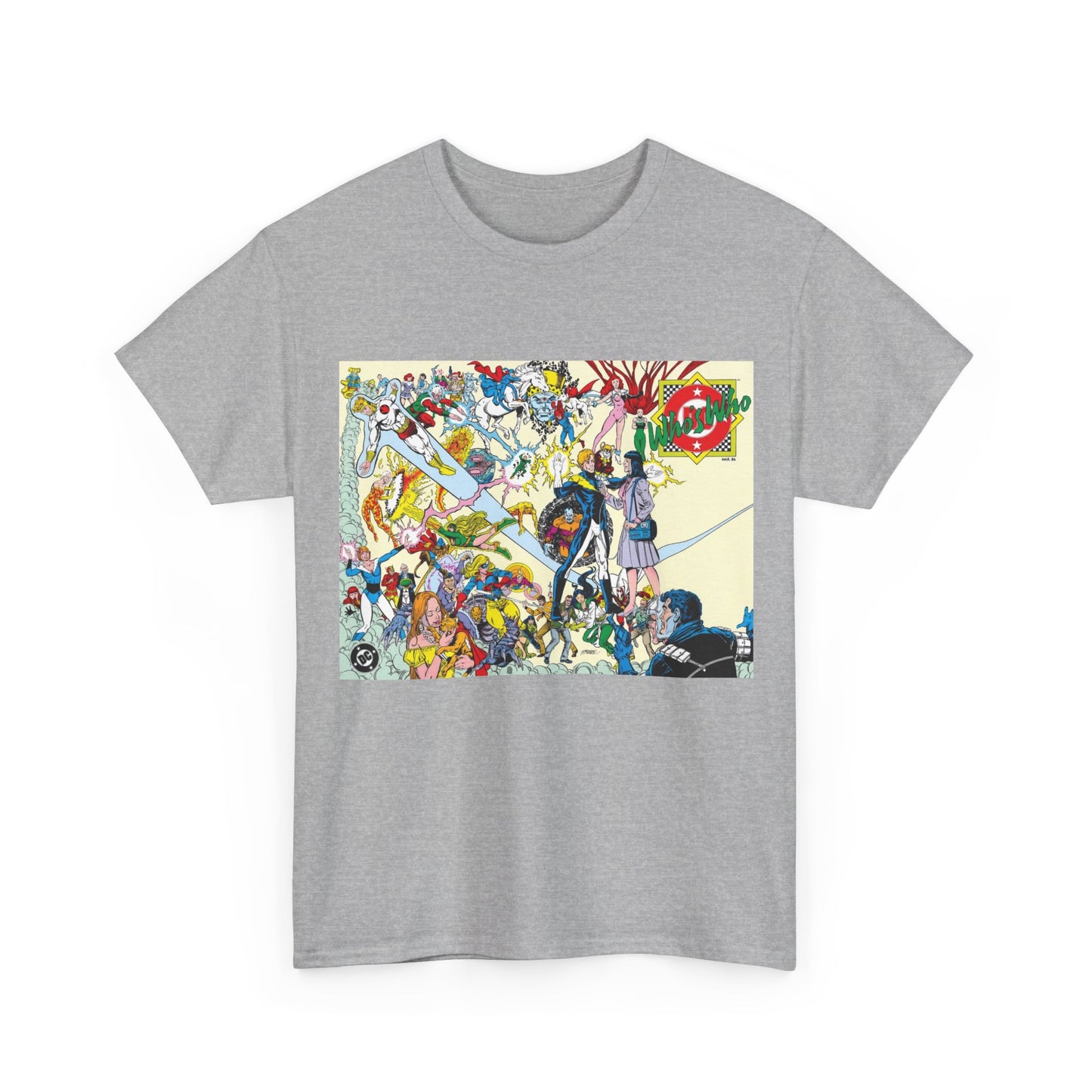 Who's Who in the DC Universe T-Shirt - George Perez Art - Lightning Lad, Lois Lane, Looker - DC Comics