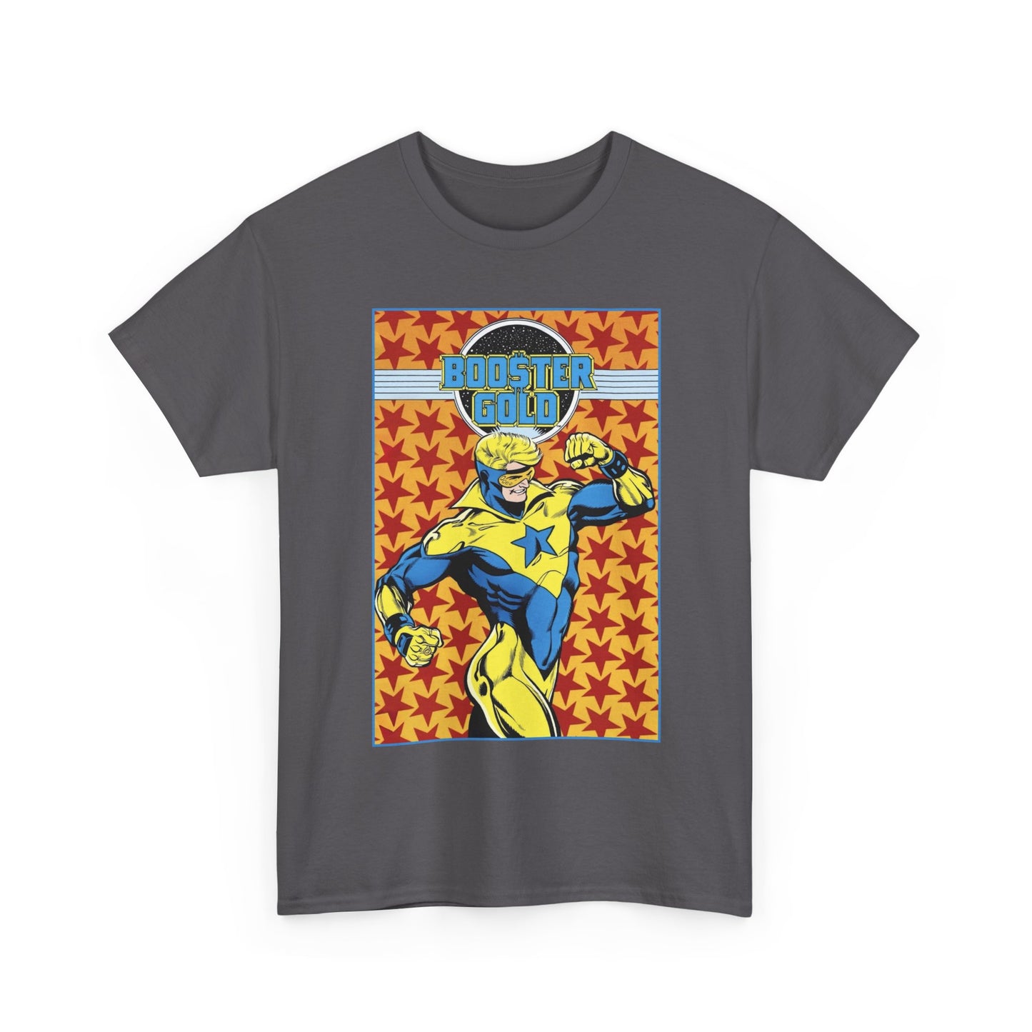Booster Gold T-Shirt - Dan Jurgens Art - JLI Member - DC Comics