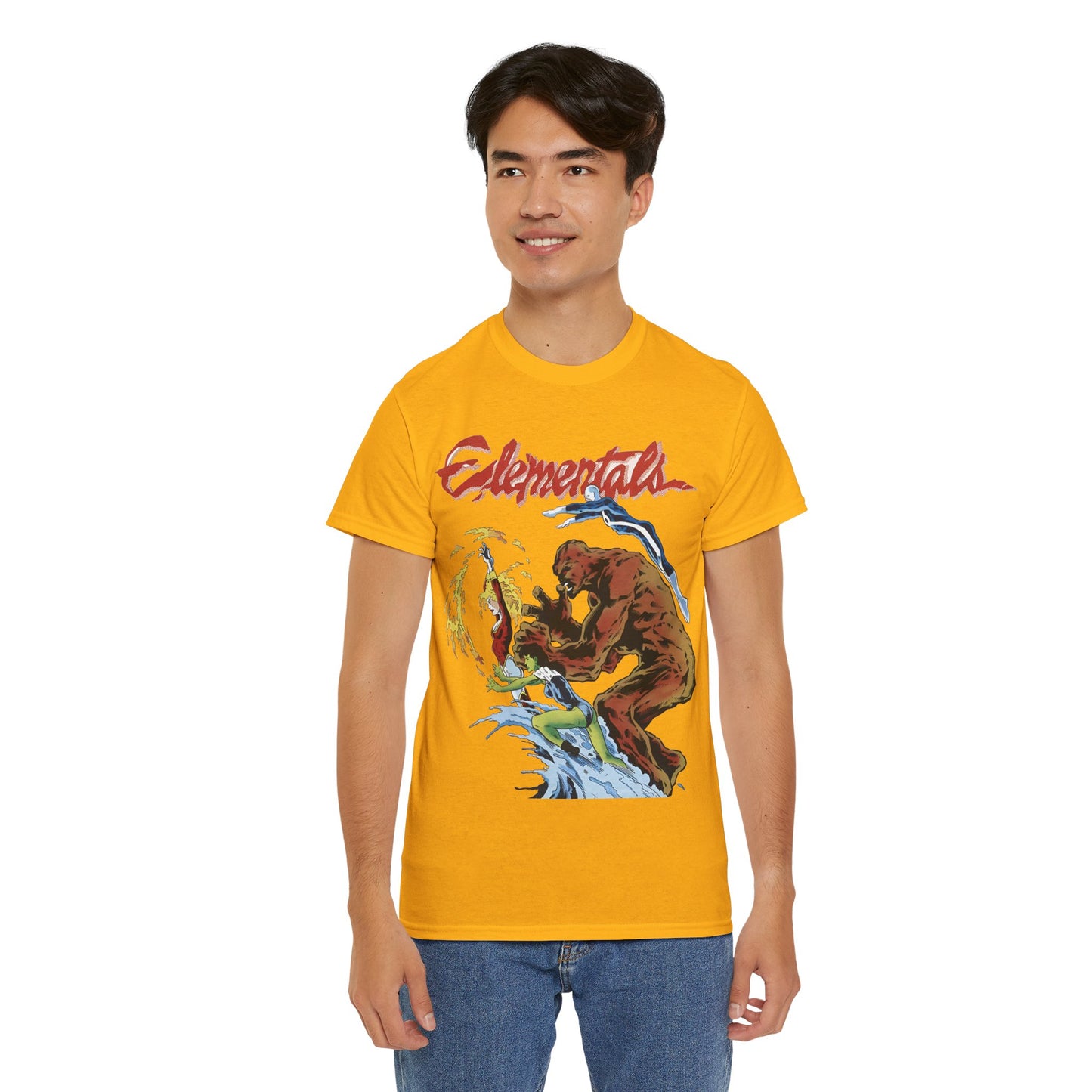 Elementals T-Shirt - Morningstar, Vortex, Fathom, Monolith - Comico Comics