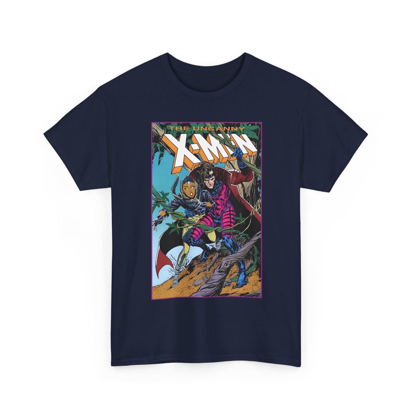 Uncanny X-Men T-Shirt - Andy Kubert Art - Storm & Gambit - #226 Cover - Marvel Comics