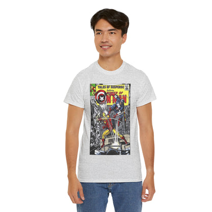 Tales of Suspense T-Shirt - George Perez #58 Cover Homage Art - Captain America & Iron Man - Marvel Comics