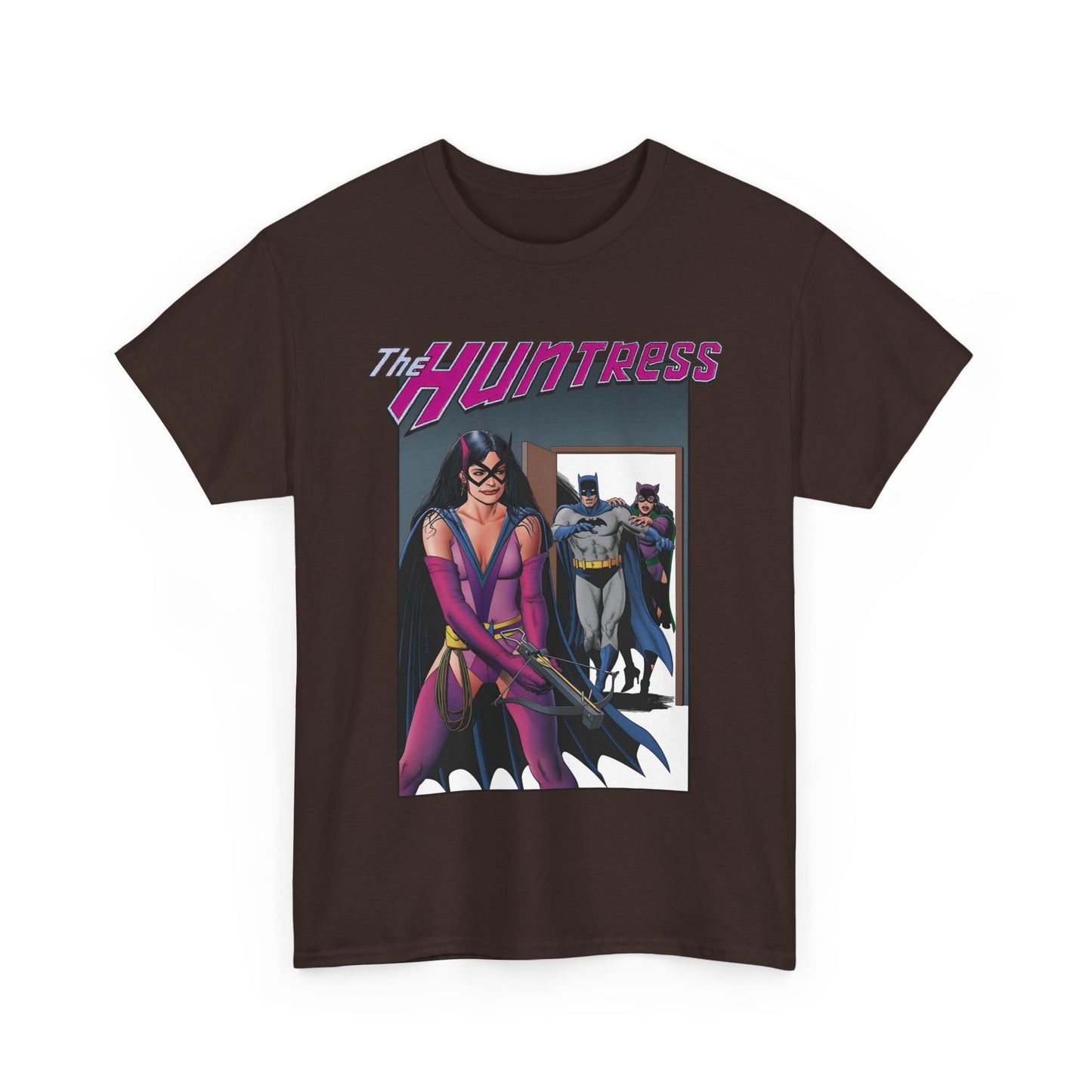Huntress Shirt - Brian Bolland Art - Helena Wayne, Batman and Catwoman's Daughter - JSA Member, Earth 2 - DC Comics