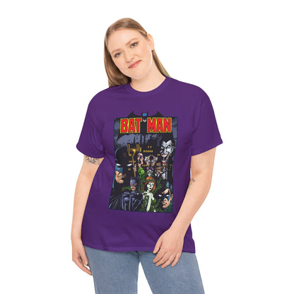 Batman T-Shirt - George Perez Art - Arkham Asylum - Joker, Catwoman, Poison Ivy, Riddler, Nightwing - DC Comics