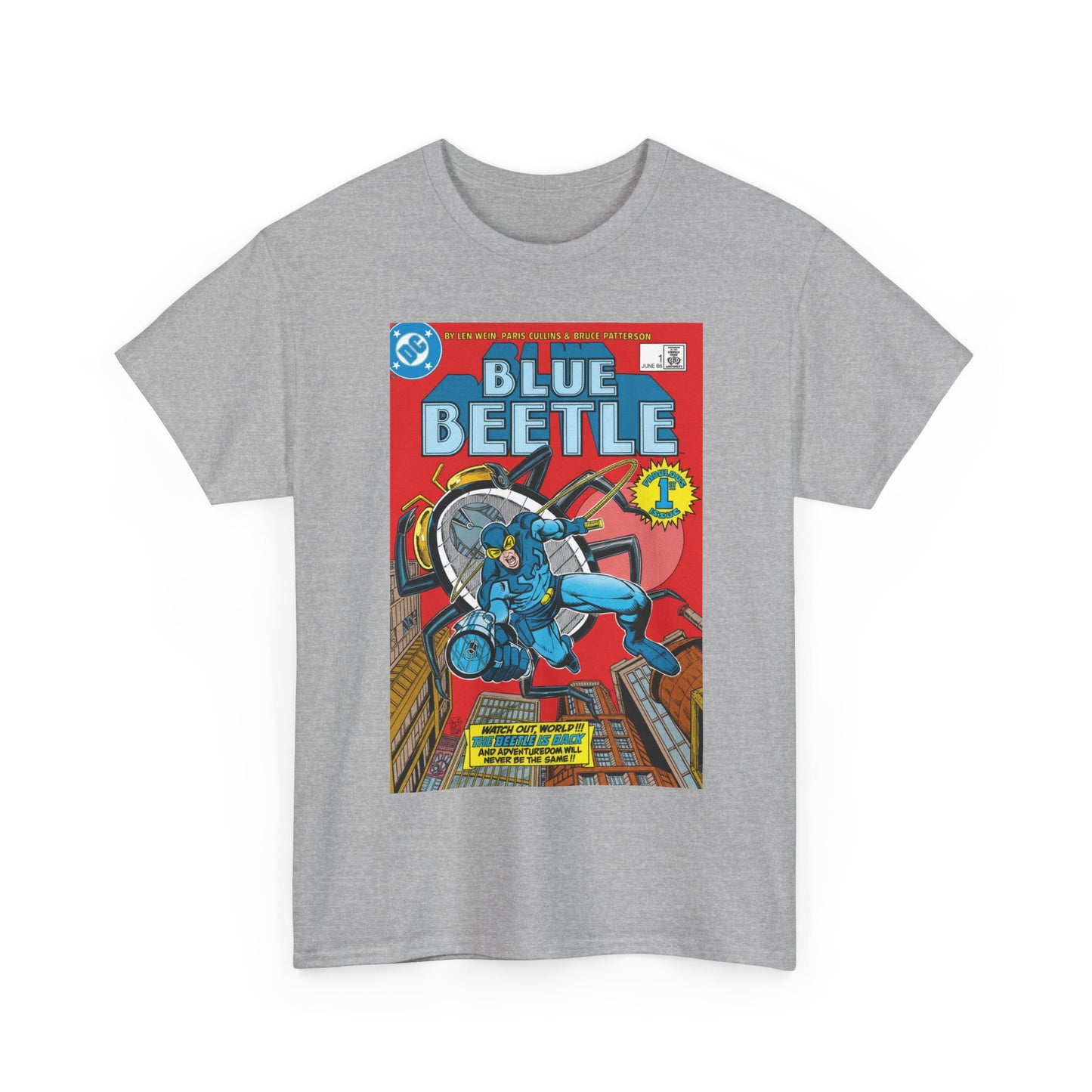 Blue Beetle #1 T-Shirt - Paris Cullins Art - Ted Kord - DC Comics