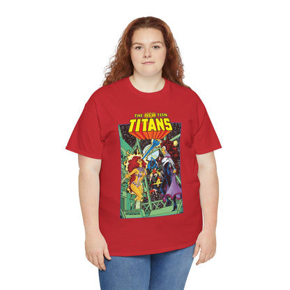 New Teen Titans T-Shirt - George Perez Art - Starfire Vs Blackfire - DC Comics