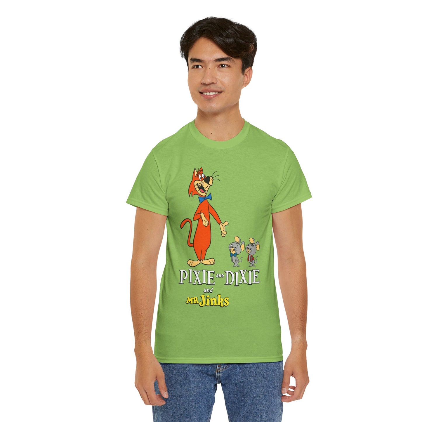 Pixie & Dixie & Mr Jinks T-Shirt - Classic Hanna-Barbera Saturday Morning Cartoon - I Hate Meeces to Pieces!