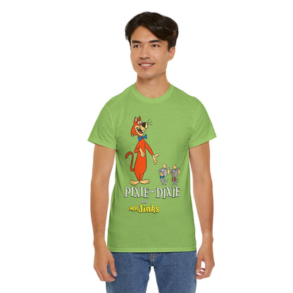 Pixie & Dixie & Mr Jinks T-Shirt - Classic Hanna-Barbera Saturday Morning Cartoon - I Hate Meeces to Pieces!