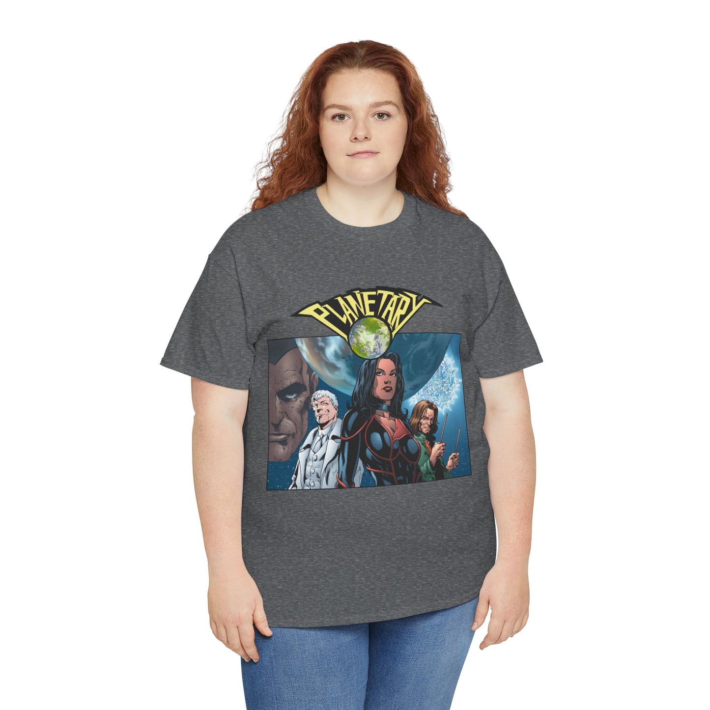 Planetary T-Shirt - Phil Jimenez Art - The Drummer, Jakita Wagner & Elijah Snow - DC Comics/Wildstorm - Ellis Story