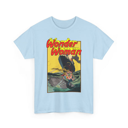 Wonder Woman Vs Cheetah T-Shirt - Rich Buckler & Dan Giordano Art - DC Comics
