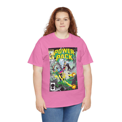 Power Pack #10 T-Shirt - With Marrina from Alpha Flight - Marvel Comics